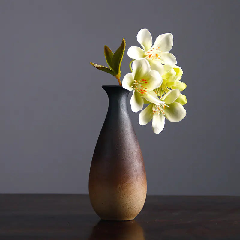 Vintage Ceramic Zen Flower Vase for Home