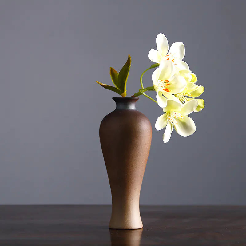 Vintage Ceramic Zen Flower Vase for Home