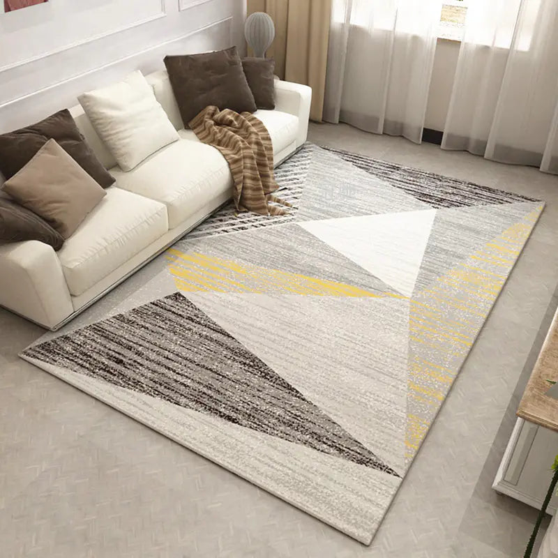 Modern 3D Printed Carpet, Washable and Customizable