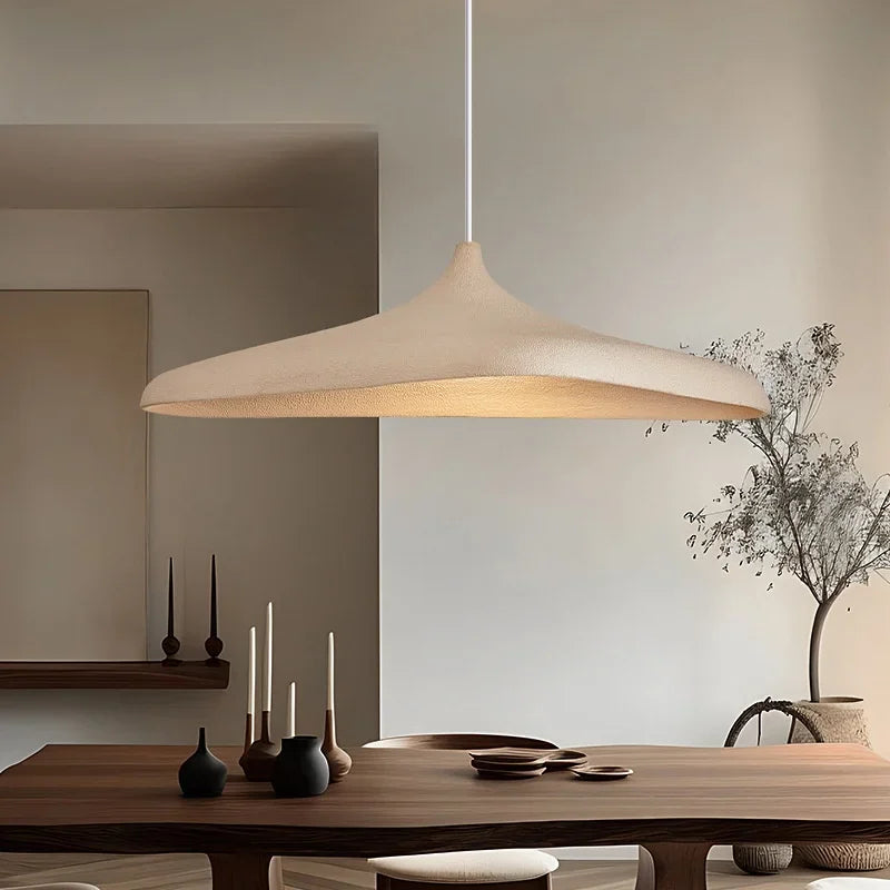 Artisan Nordic Pendant Light – Wabi-Sabi Inspired LED Chandelier for Modern Interiors