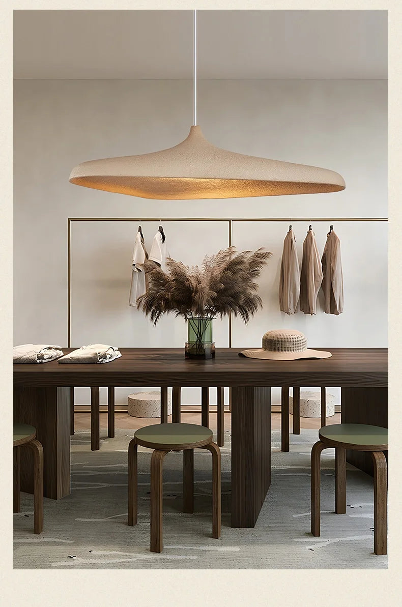 Artisan Nordic Pendant Light – Wabi-Sabi Inspired LED Chandelier for Modern Interiors