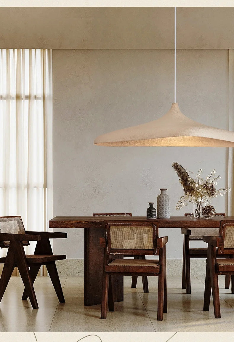 Artisan Nordic Pendant Light – Wabi-Sabi Inspired LED Chandelier for Modern Interiors
