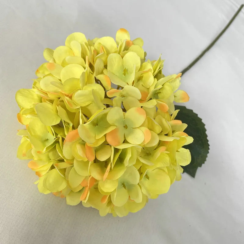 58cm Beautiful Silk Artificial Flowers Hydrangea Flower Bouquet for Home Party Wedding Room Table Decoration Floral Arrangement