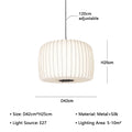 Contemporary Japanese Pendant Light – Nordic Wabi-Sabi Silk Fixture for Creative Interiors