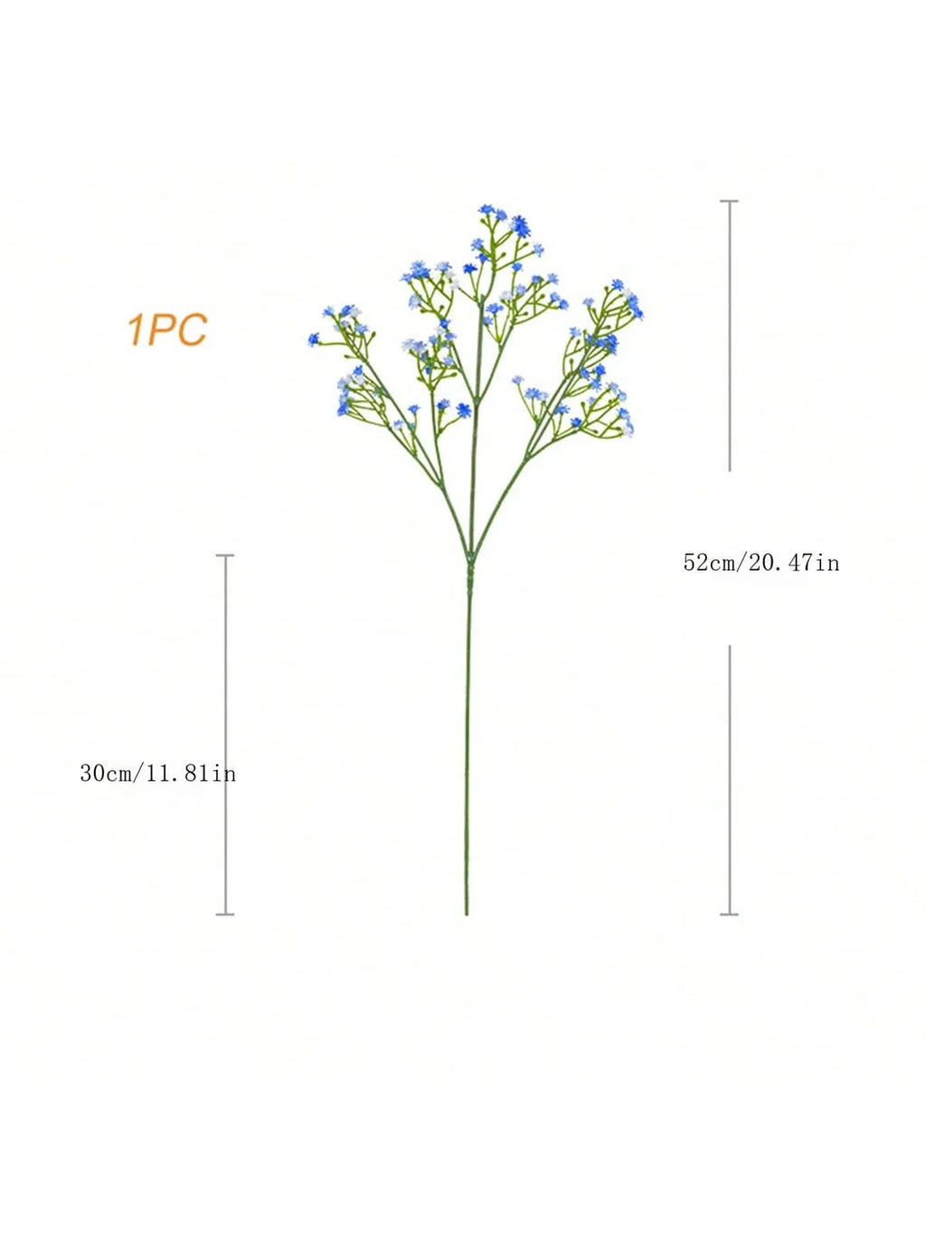 1/3 Pcs White Gypsophila Artificial Flowers Wedding DIY Bouquet Decoration Arrangement Plastic Fake Flowers Home Decoration