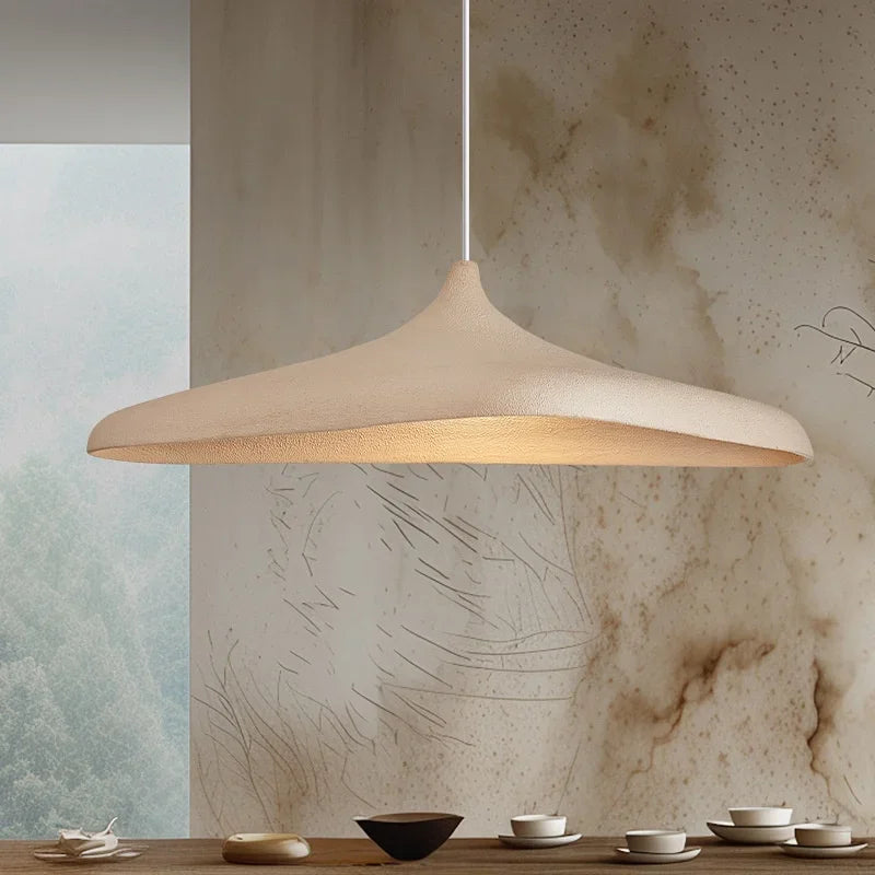 Artisan Nordic Pendant Light – Wabi-Sabi Inspired LED Chandelier for Modern Interiors