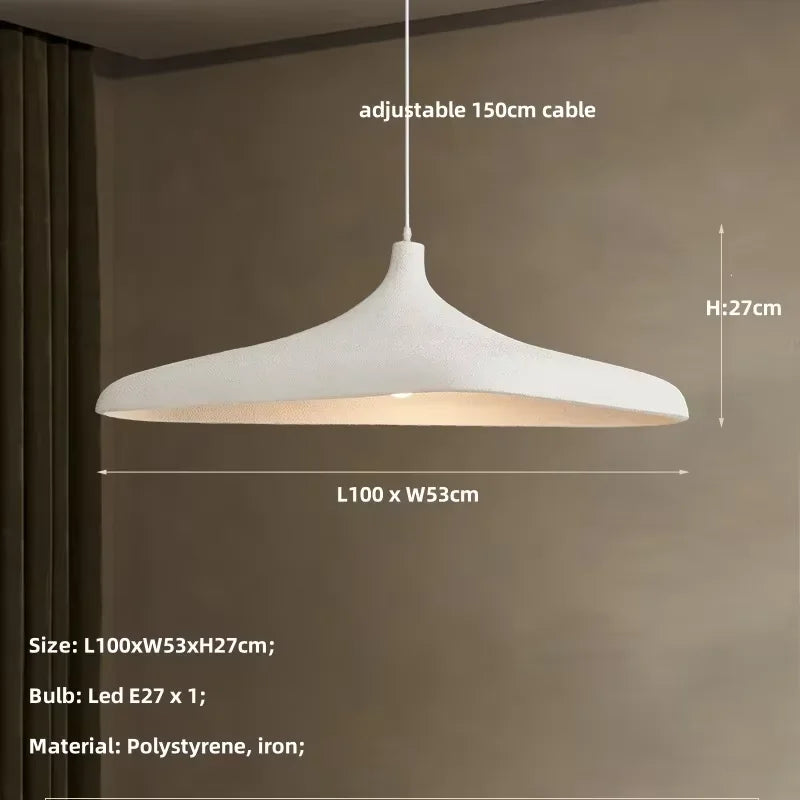 Artisan Nordic Pendant Light – Wabi-Sabi Inspired LED Chandelier for Modern Interiors