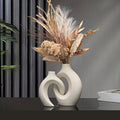 Modern Ceramic Vase Set of 2 for Modern Home Decor,