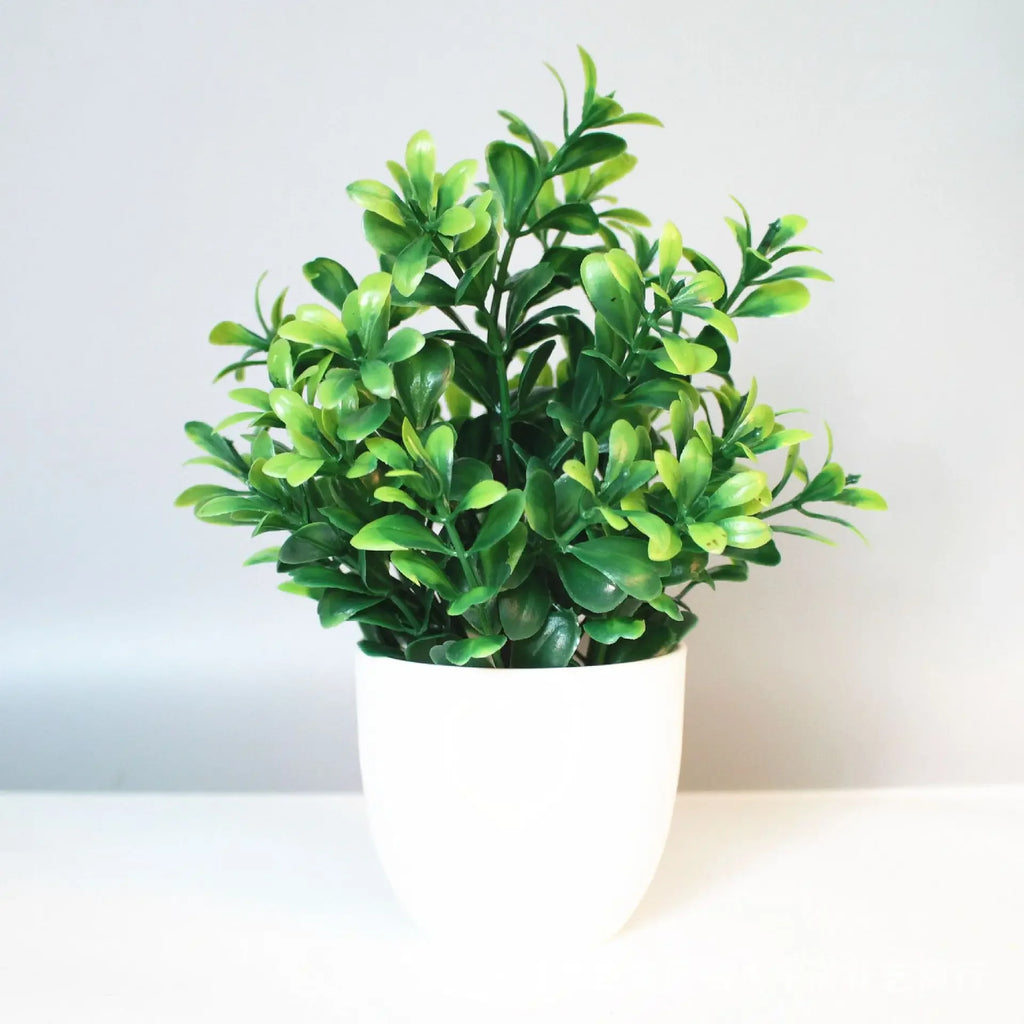 Bulk Artificial Plant Collection – Plastic Bonsai & Faux Green Décor for Home & Garden