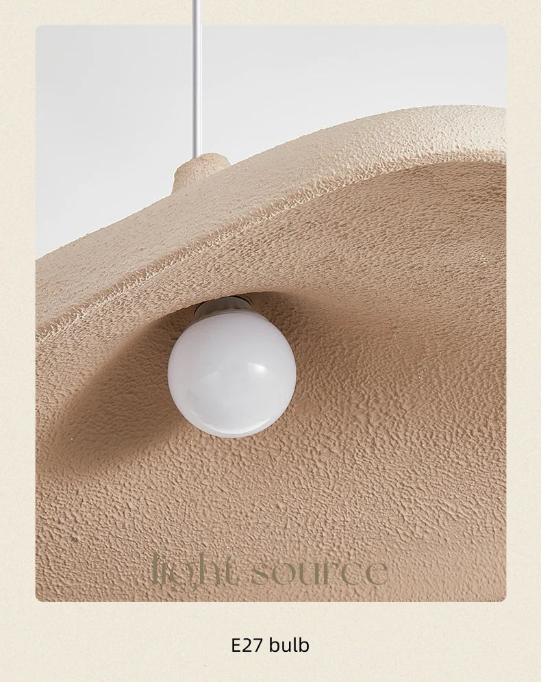 Artisan Nordic Pendant Light – Wabi-Sabi Inspired LED Chandelier for Modern Interiors