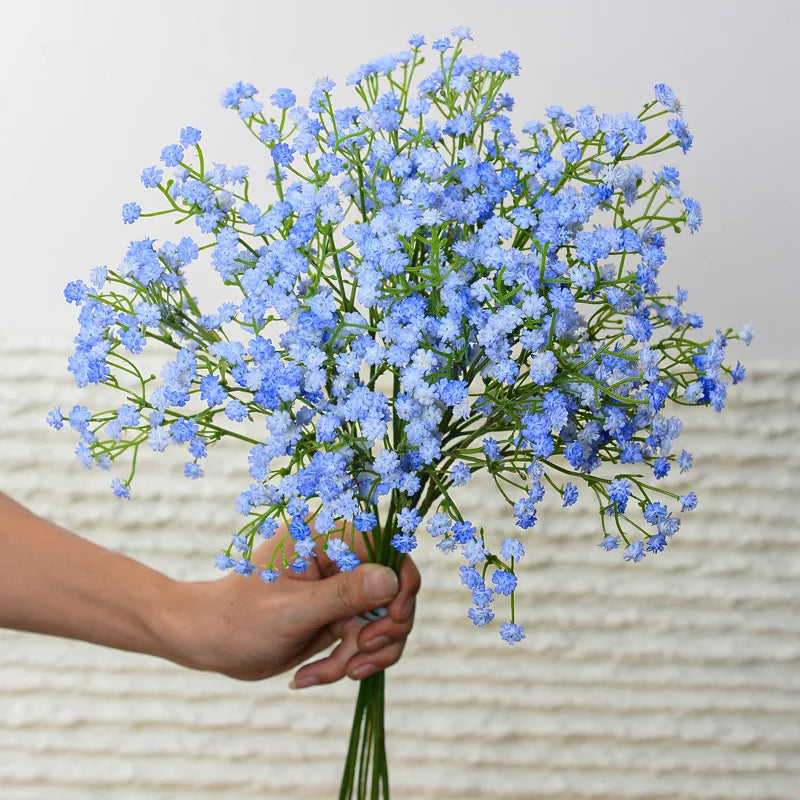 1/3 Pcs White Gypsophila Artificial Flowers Wedding DIY Bouquet Decoration Arrangement Plastic Fake Flowers Home Decoration