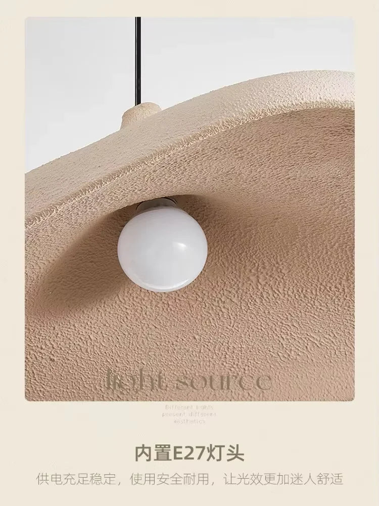 Artisan Nordic Pendant Light – Wabi-Sabi Inspired LED Chandelier for Modern Interiors