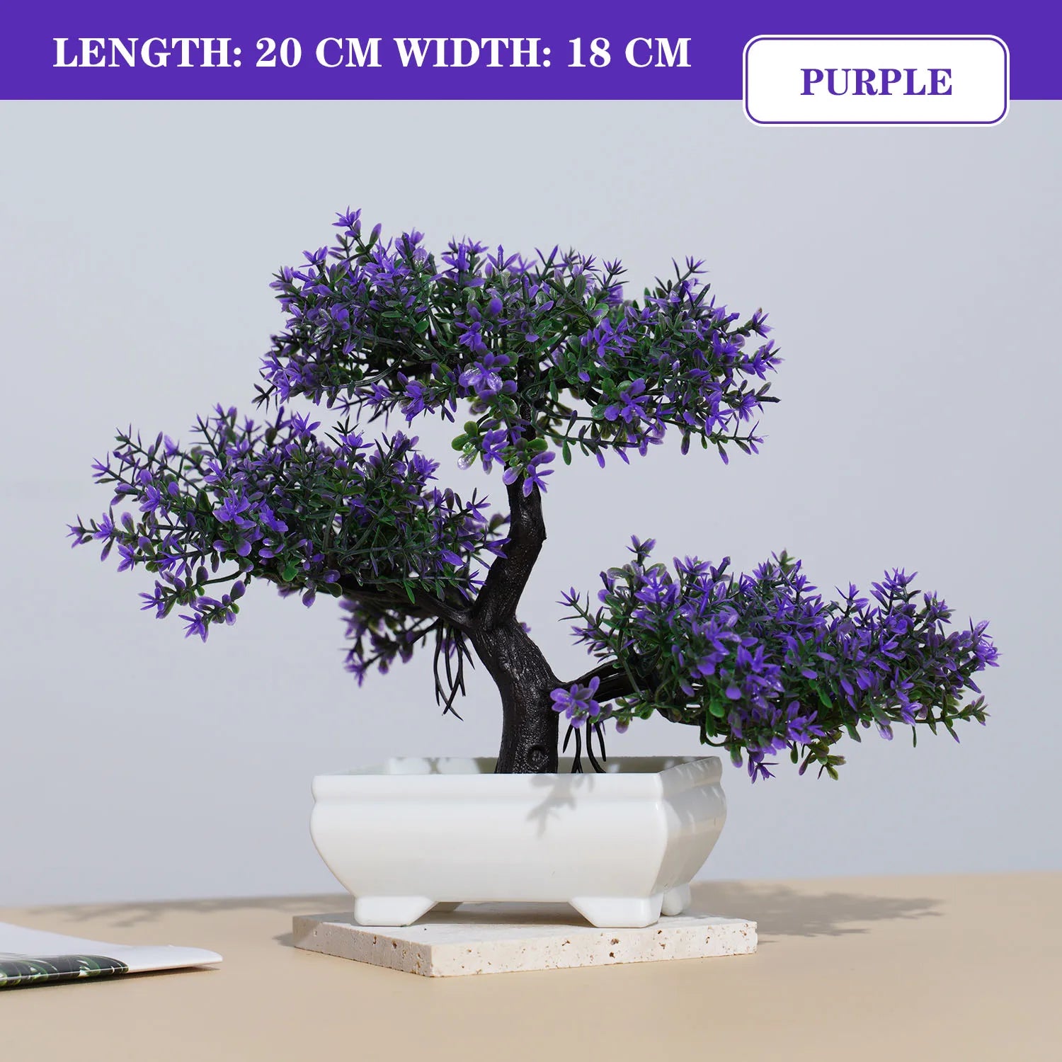 Artificial Plants Bonsai Small Tree Simulation Pot Plants Table Potted Ornaments for Hotel Garden Home Decor Fake Flower