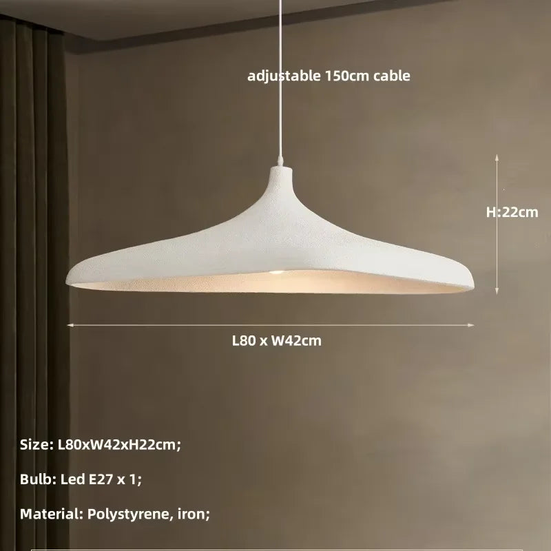 Artisan Nordic Pendant Light – Wabi-Sabi Inspired LED Chandelier for Modern Interiors