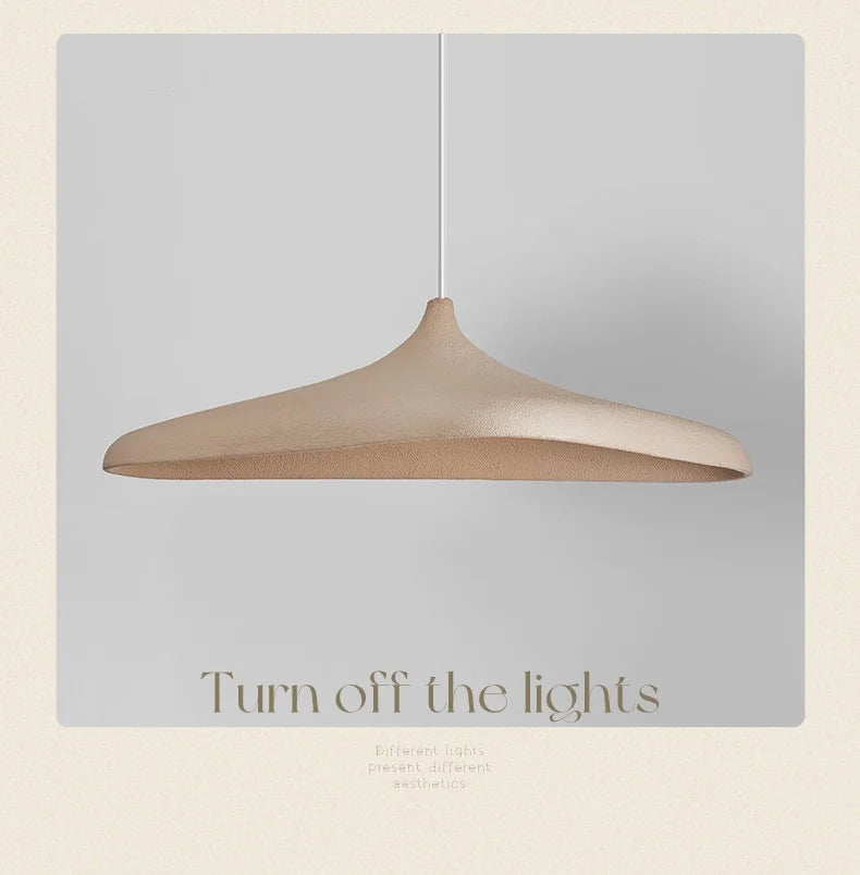 Artisan Nordic Pendant Light – Wabi-Sabi Inspired LED Chandelier for Modern Interiors