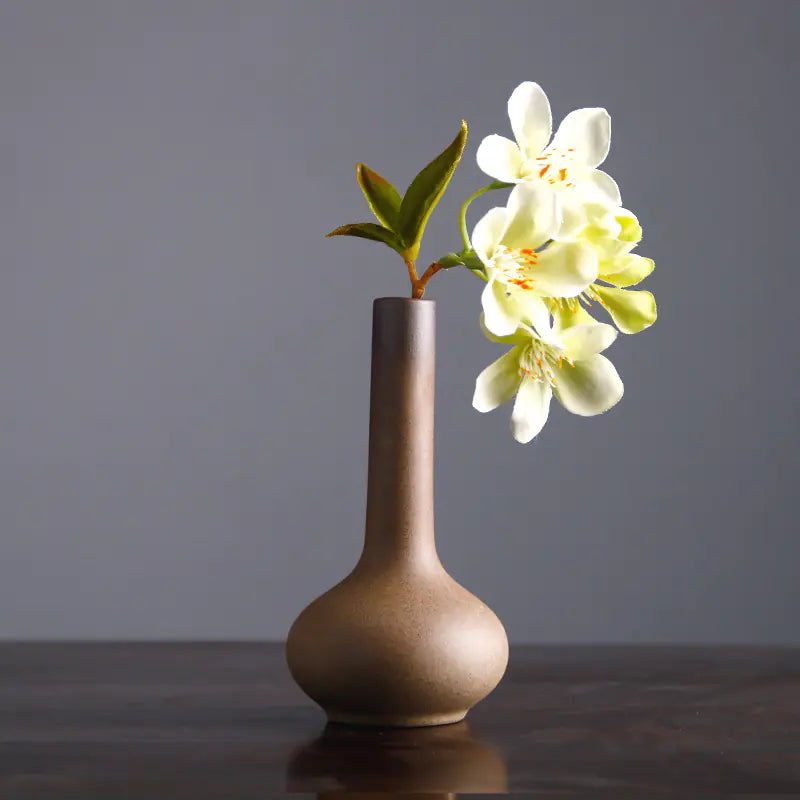 Vintage Ceramic Zen Flower Vase for Home