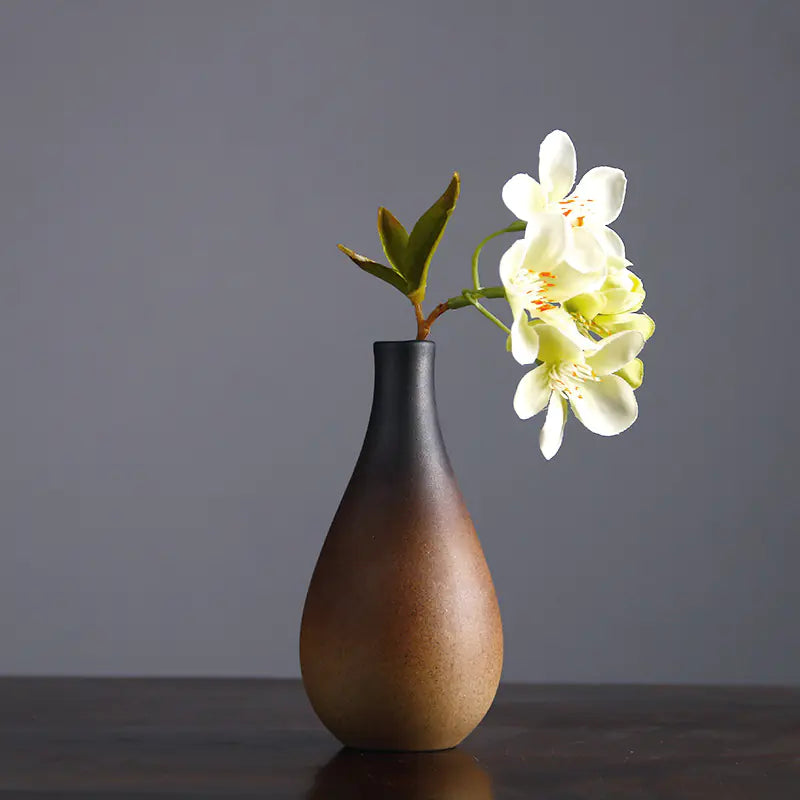 Vintage Ceramic Zen Flower Vase for Home